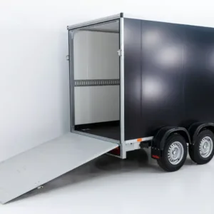 Vezeko Kofferanhänger 184x355cm Höhe:205cm 2,7t|Rampe|schwarz