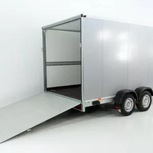 Vezeko Kofferanhänger 204x405cm Höhe:205cm 2,7t|Rampe|silber