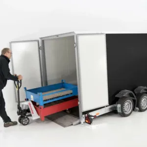Vezeko Koffer-Absenkanhänger 157x344cm Höhe:210cm 2,7t|schwarz