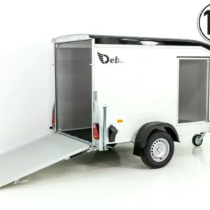 Debon Kofferanhänger Roadster Alu 255 125x255cm H:156cm|schwarz