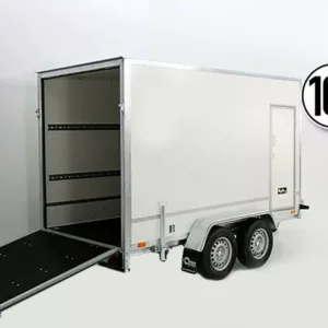 Blyss Kofferanhänger 146x357cm Höhe:180cm 2,7t|Rampe| 1 Tür