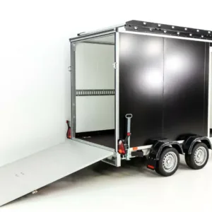 Vezeko Kofferanhänger 152x305cm Höhe:193cm 2,7t|Rampe|Dachträger| schwarz