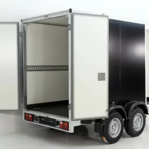 Vezeko Kofferanhänger 152x355cm Höhe:193cm 2,7t|Tür|schwarz