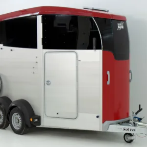 Ifor Williams Pferdeanhänger HBX 511|Sattelkammer|neues Modell|rot